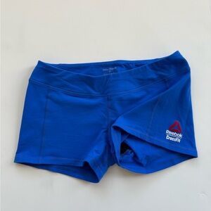 Reebok CrossFit Blue Compression Shorts Size M